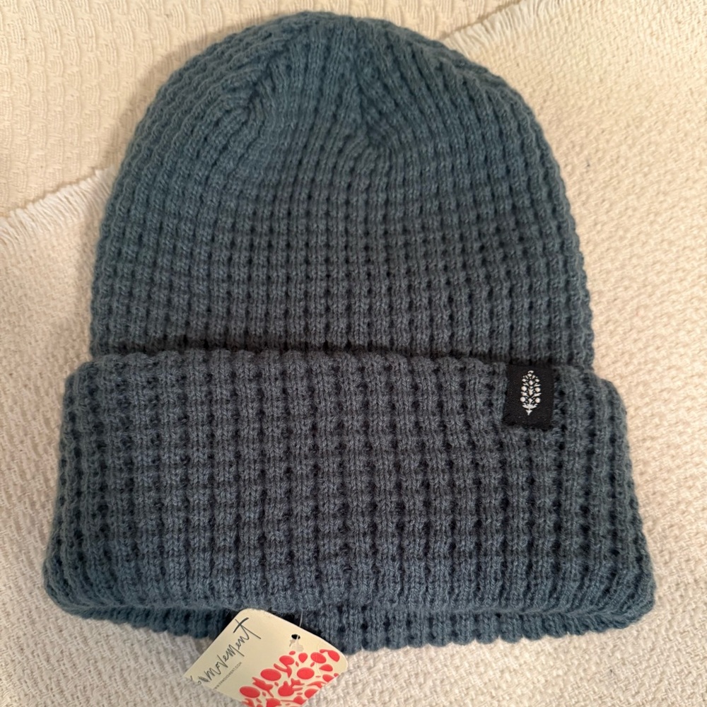 FP Movement by Free People Blue Knit Beanie